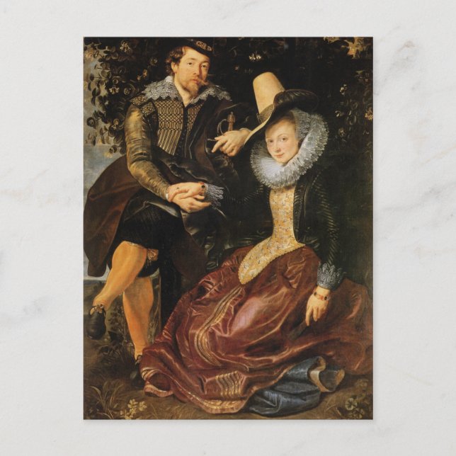 Cartão Postal Peter Paul Rubens Art (Frente)