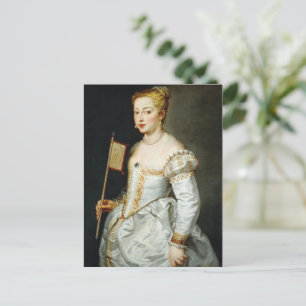 Cartão Postal Peter Paul Rubens Retrato de uma Senhora