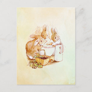 Cartão Postal Peter Rabbit Beatrix Potter