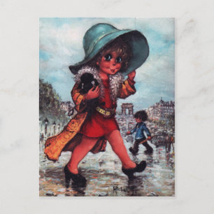 Cartão Postal Petições Poulbots sur les Champs Elysées