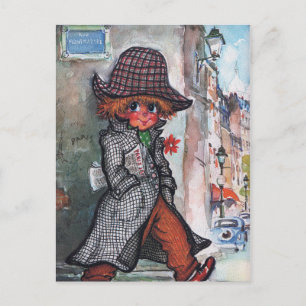 Cartão Postal Petit Poulbot Montmartre