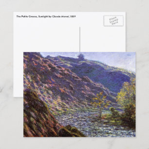 Cartão Postal Petite Creuse, luz do sol de Claude Monet