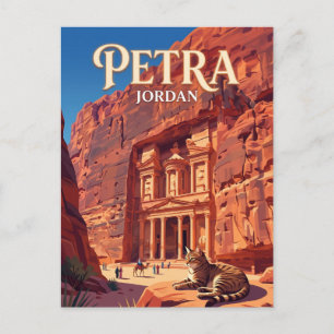 Cartão Postal Petra Jordânia
