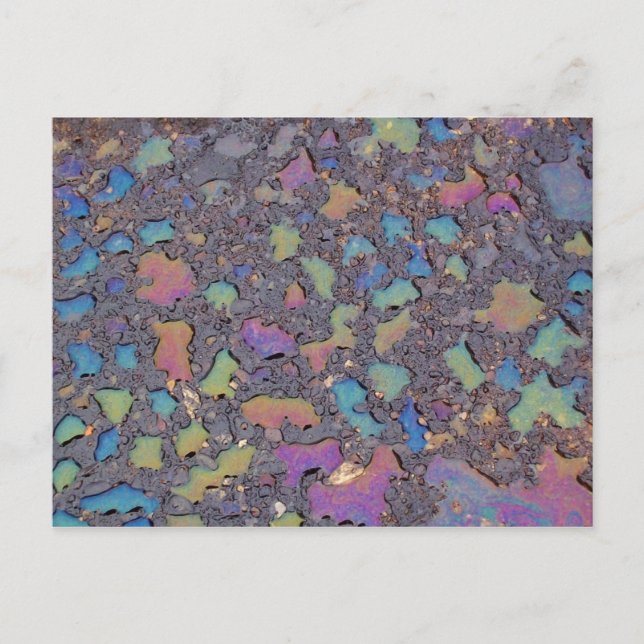 Cartão Postal Petróleo e Água (Frente)