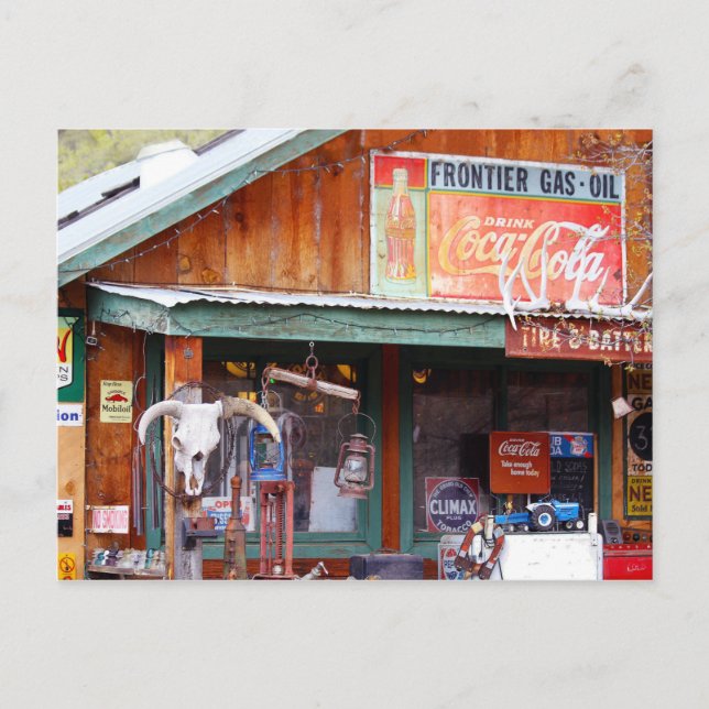 Cartão Postal Petróleo e Gás Fronteira no Novo México (Frente)