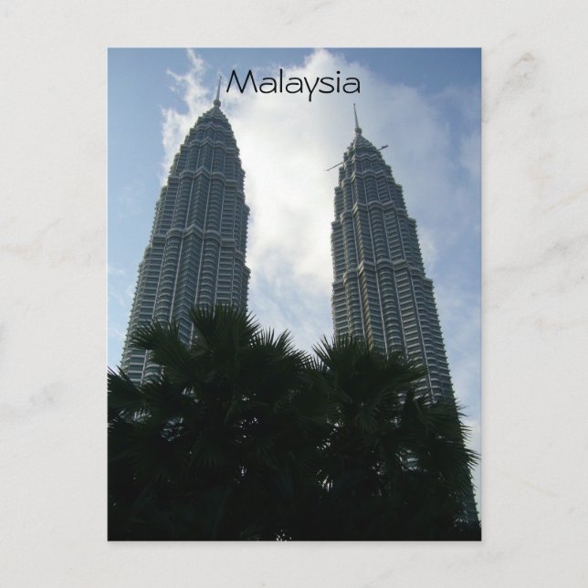 Cartão Postal petronas malaysia (Frente)