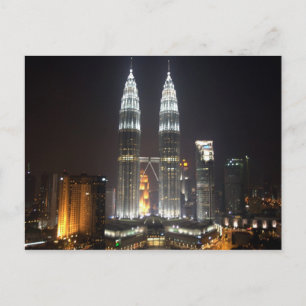 Cartão postal Petronas Towers, Kuala Lumpur, Mal