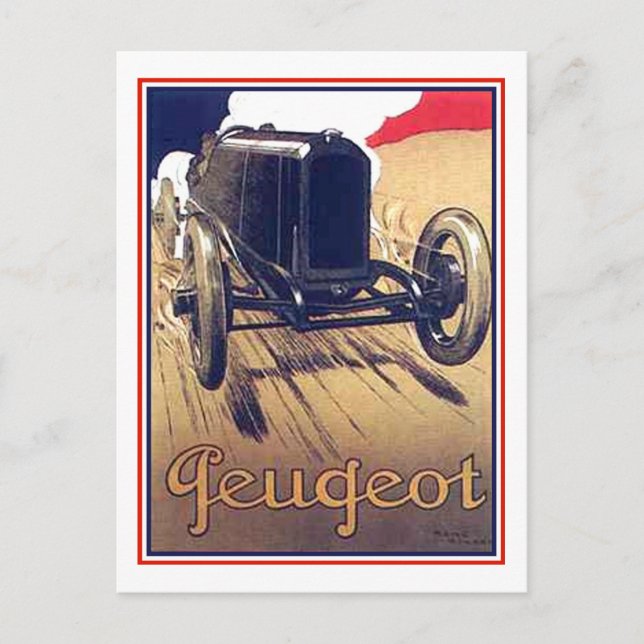 Cartão Postal Peugeot (Frente)