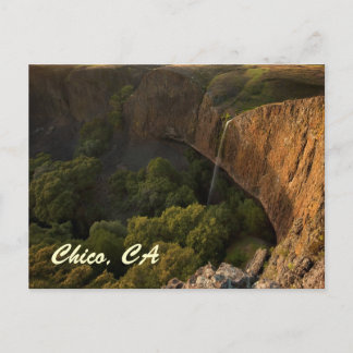 Cartão Postal Phantom Falls em Chico California no Sunset