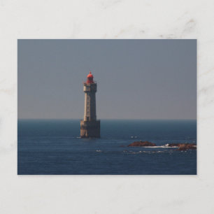 Cartão Postal Phare de la Jument Finistère França