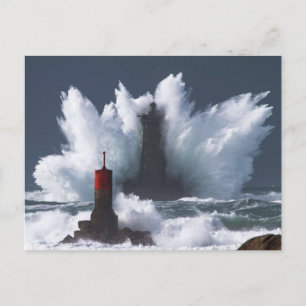 Cartão Postal Phare du Four - Finistère - França