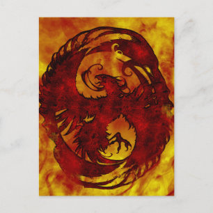 Cartão Postal Pheonix Ascensão Fantasy 2