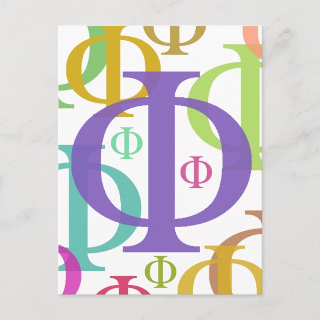 Cartão Postal Phi (Frente)