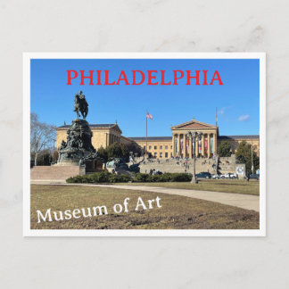 Cartão Postal Philadelphia Museum of Art Postcard