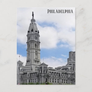 Cartão Postal Philadelphia Pennsylvania City Hall - Foto Viagem