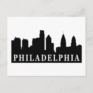 Cartão Postal Philadelphia Skyline