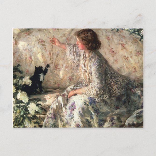 Cartão Postal Philip Wilson Steer - Hydrangeas (Frente)