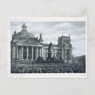 Cartão Postal Philipp Scheidemann (1865-1939) indica o endereço 