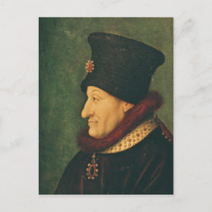 Cartão Postal Philippe de França Duque de Burgundy