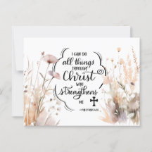 Philippians 4:13 Todas as coisas através da Bíblia