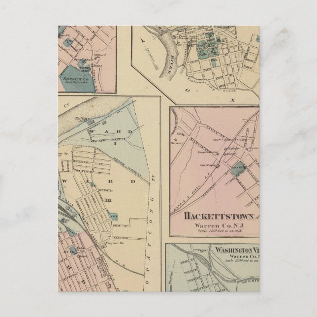 Cartão Postal Phillipsburg, NJ (Frente)