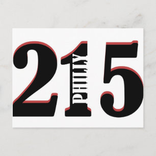 Cartão Postal Philly 215
