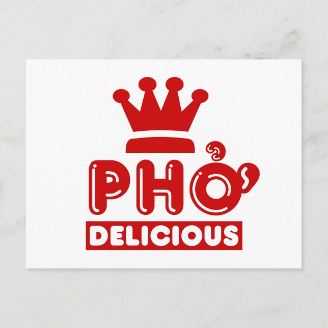 Cartão Postal Pho King Delicious (Frente)