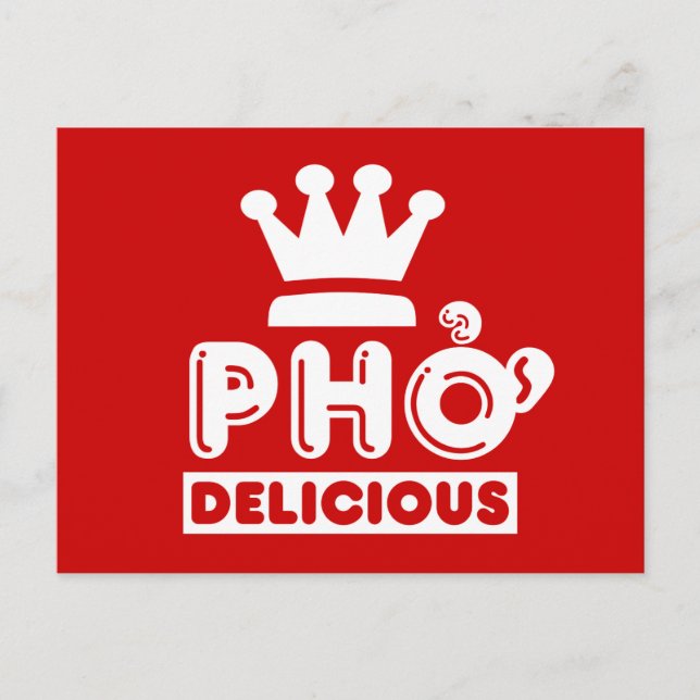 Cartão Postal Pho King Delicious (Frente)