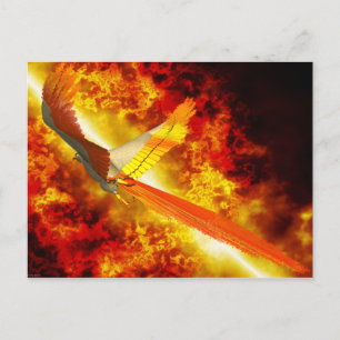 Cartão Postal Phoenix Fantasy Gothic