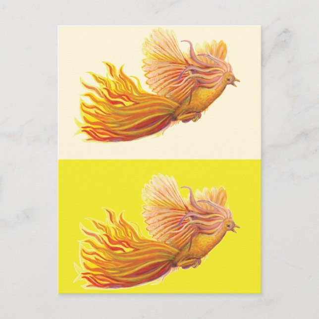 Cartão Postal Phoenix - O Pássaro que renasce (Frente)