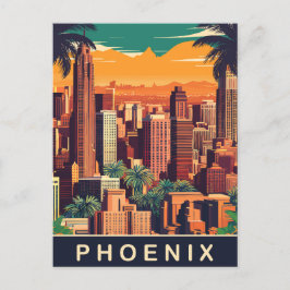 Cartão Postal Phoenix Skyline, Viagem