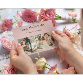 Cartão Postal Photo Collage & Message - Personalized Gift | 