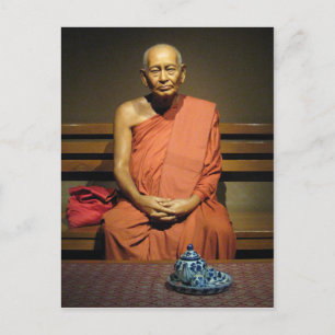 Cartão Postal Phra Dhammayanmuni ... Monk budista