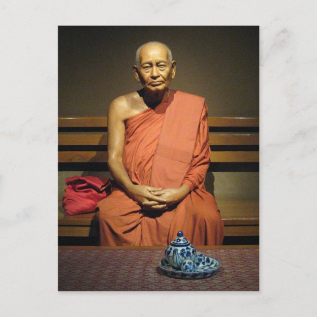 Cartão Postal Phra Dhammayanmuni ... Monk budista (Frente)