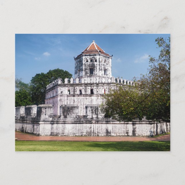 Cartão Postal Phra Sumen Fort, Satichaiprakan Park, Bangkok (Frente)