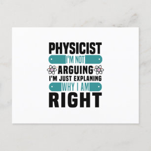 Cartão Postal Physicist