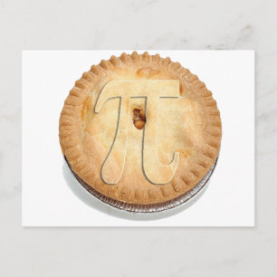 CARTÃO POSTAL PI PIE CRUST 3.14