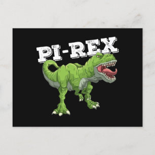 Cartão Postal Pi Rex Day Dinossaur Matemática