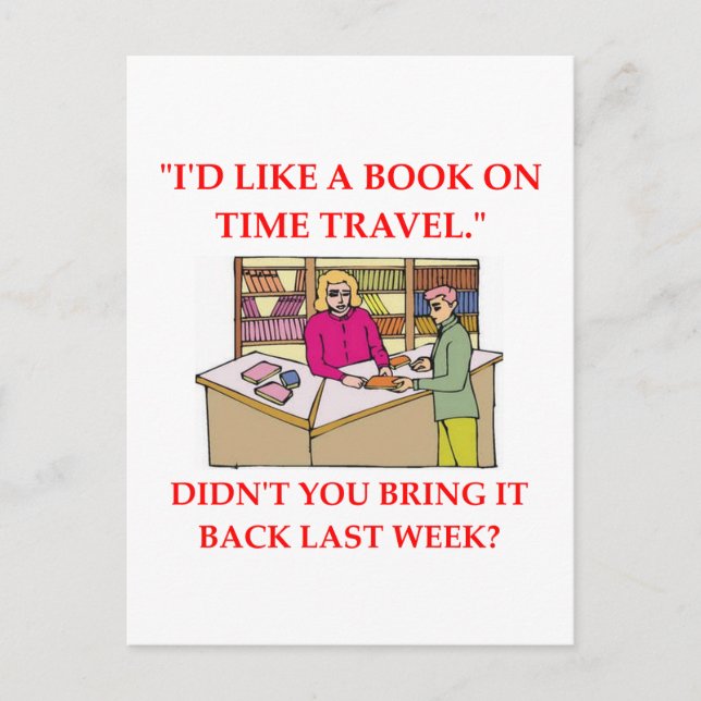 Cartão Postal piada de física (Frente)