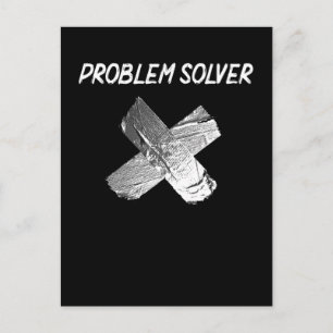 Cartão Postal Piada De Fita Engraçada De Duto Preguiçoso Marido