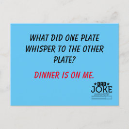 Cartão Postal Piada De Pai Pun Inválida Projetada