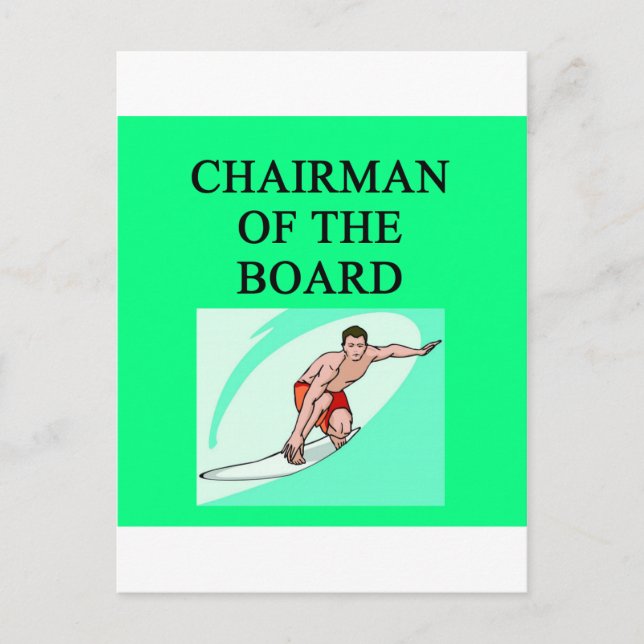 Cartão Postal piada de surfista (Frente)