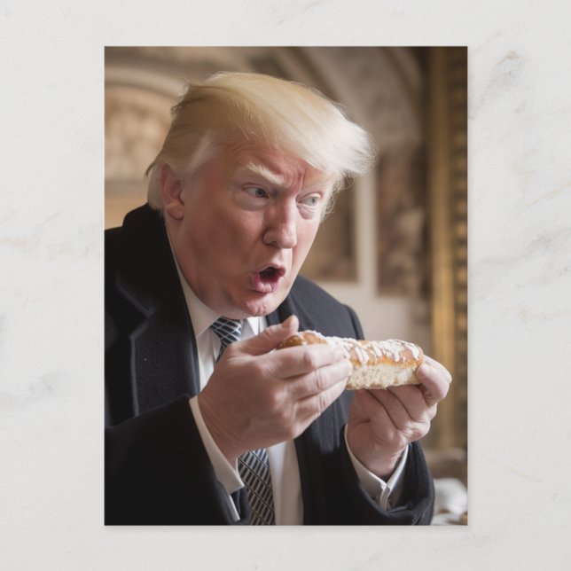 Cartão Postal Piada de Trump de Pão (Frente)