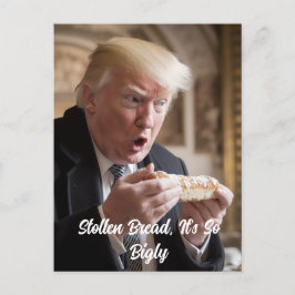 Cartão Postal Piada de Trump de Pão Grande