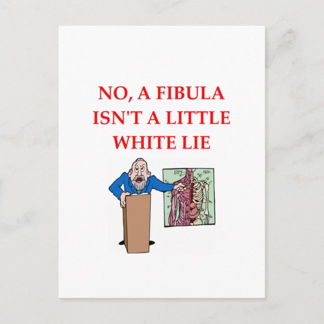 Cartão Postal piada de xchool (Frente)