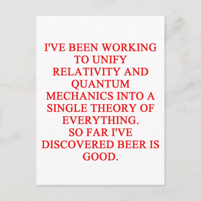 Cartão Postal piada física do excelente (Frente)