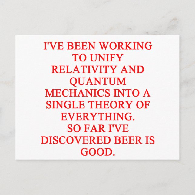 Cartão Postal piada física do excelente (Frente)