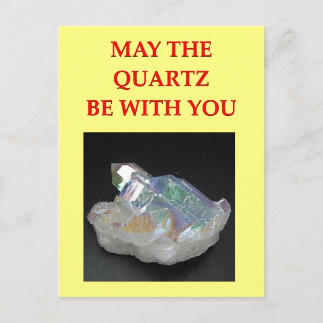 Cartão Postal piada geológica (Frente)