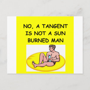 Cartão Postal piada matemática