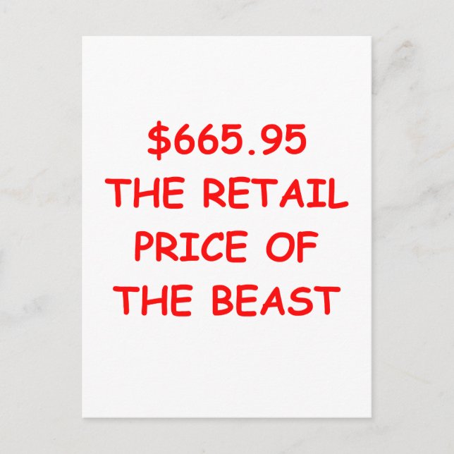 Cartão Postal piada matemática (Frente)